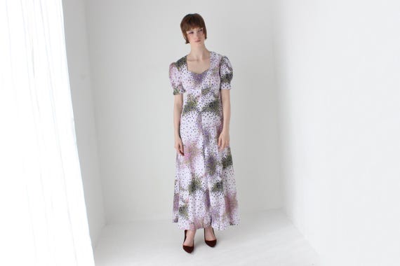 lilac garden party dress Leely Women Lilac Floral Maxi Wedding Guest Dress with Ruffles Sweetheart Ruched A Line Sleeveless Garden Party Dress