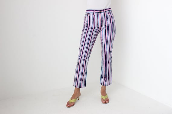 Pastel striped hotsell pants