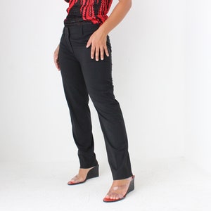 2000s PRADA Minimal Slim Leg Staple Tailored Trousers