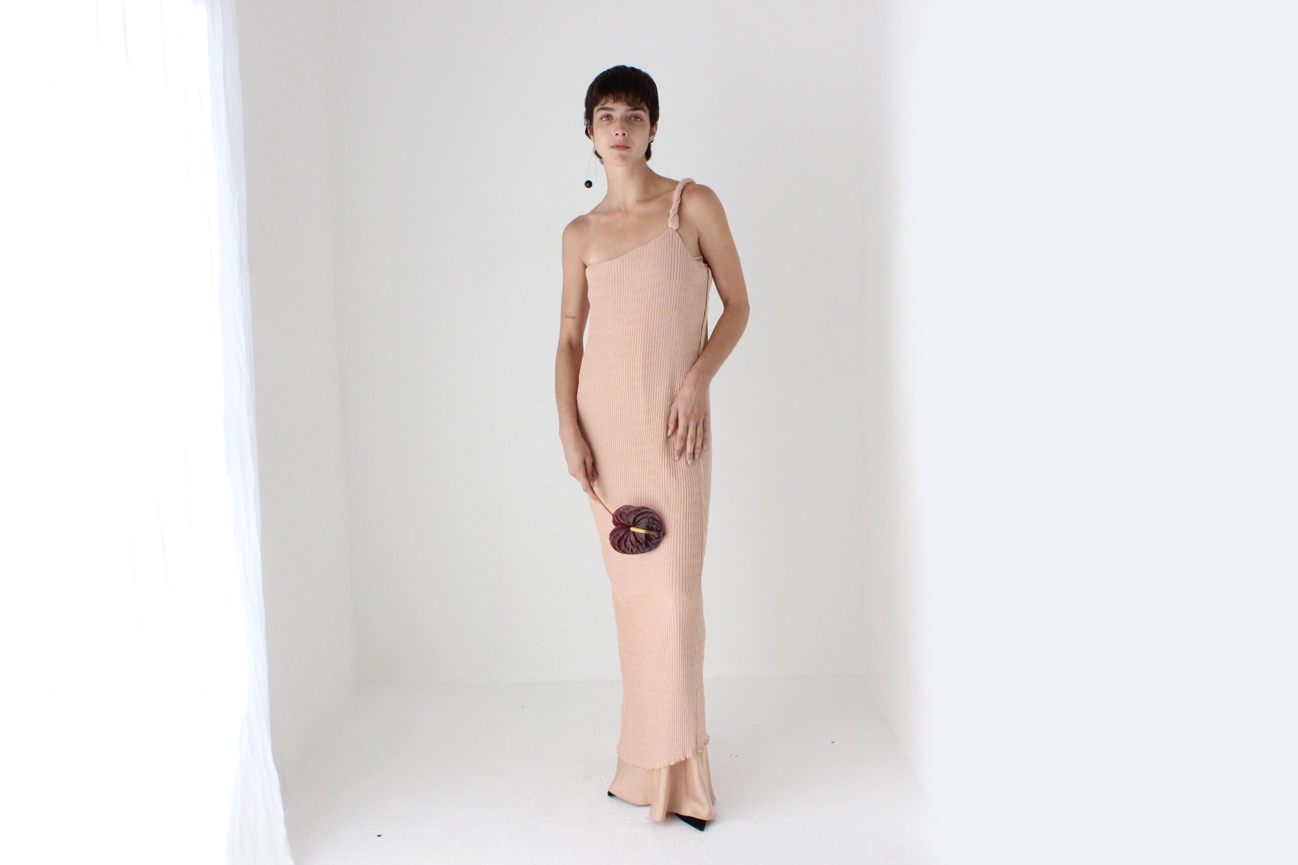 さっちゃん　新品Pianoforte di MaxMara　イタリア製 絹 Vintage Pianoforte di Max Mara Silk Slip Dress – Dear Society