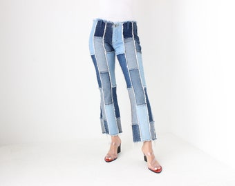 【SATIIIZ】Jed wide denim pants YADMISU Women's Star Print Y2K Streetwear Wide Leg Jeans