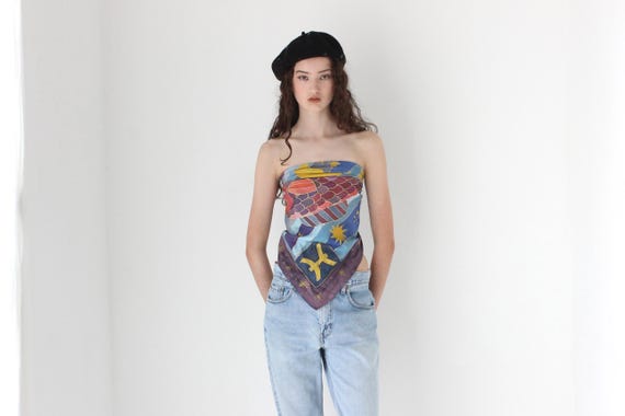 FRENCH COLLECTION 90s Celestial PISCES Vintage Ha… - image 4