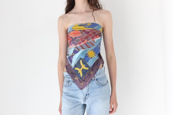 FRENCH COLLECTION 90s Celestial PISCES Vintage Ha… - image 10