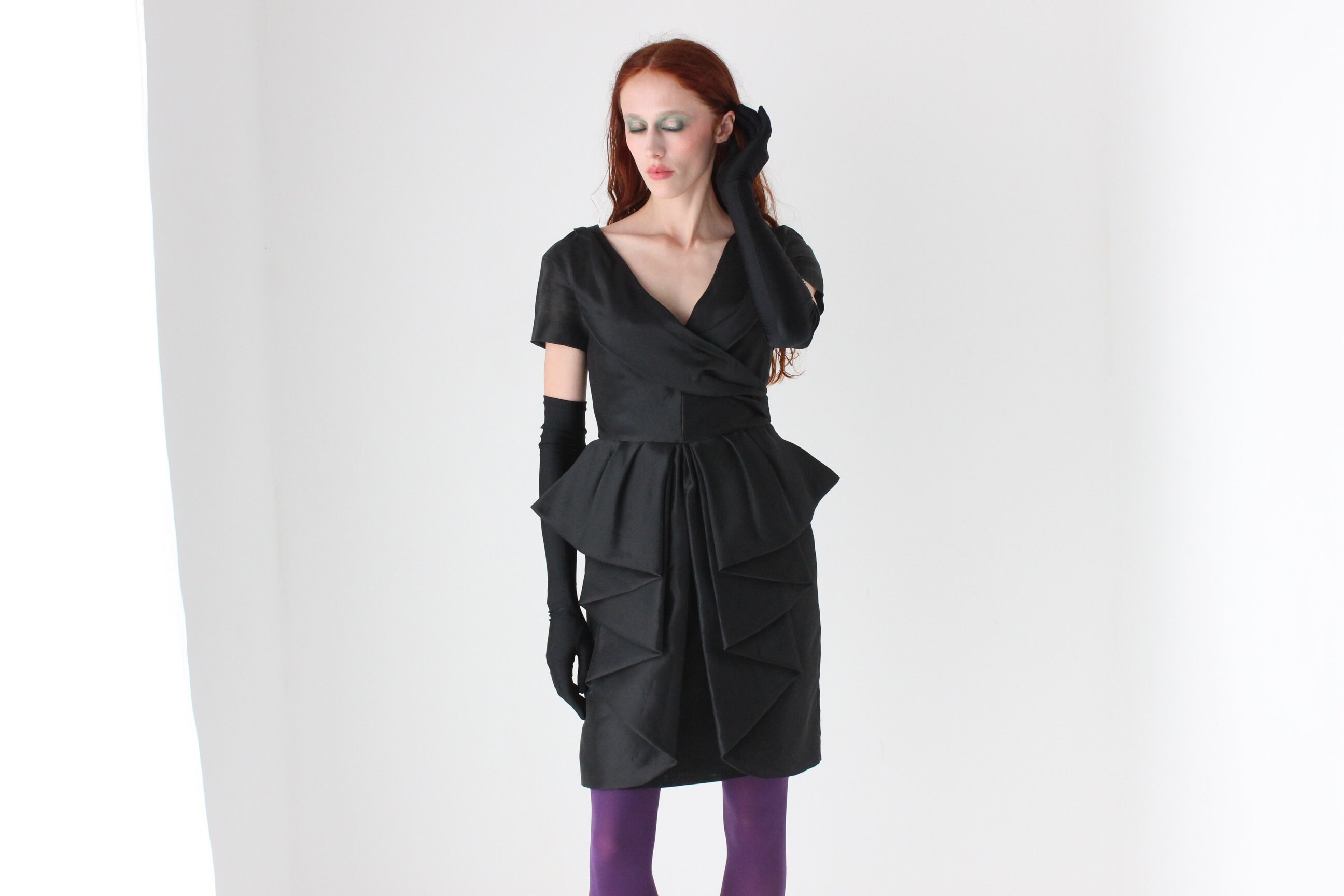 【送料&関税込】Moschino Corset Dress MOSCHINO Couture 1988 Black Corset Dress (S) - Emerieu