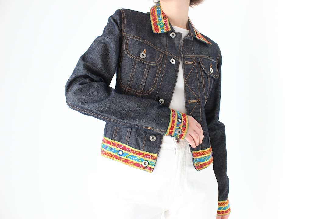 ジャケット・アウター D&G Lace Up Suede Trim Denim Jacket y2k il_1080xN.3074575762_dw7y.jpg