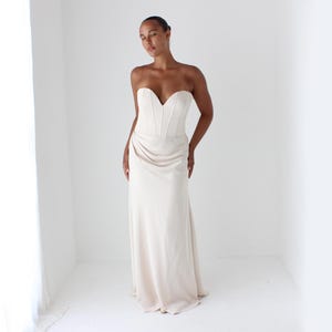 fitted mermaid wedding dress Elegant Lace Mermaid Gown With Detailed Illusion Bodice main image 1