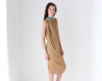 FRENCH COLLECTION 2010 LANVIN Paris Draped Asymmetric Relaxed Dress