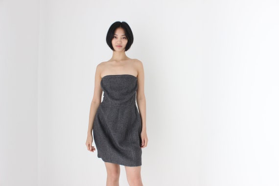 Y2K Stella Mccartney Wool, Silk & Cashmere Perfect Minimal Strapless High  Fashion Knit Mini Dress - Etsy