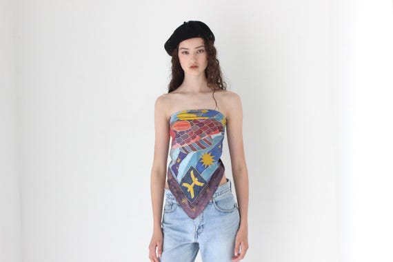 FRENCH COLLECTION 90s Celestial PISCES Vintage Ha… - image 1