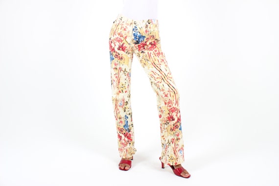 Y2K Roberto Cavalli Whimsical Wearable Art Handpai