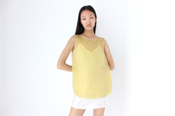 00s DOLCE & GABBANA Pure Silk Organza Dual Layer V