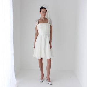 sachin and babi light blue dress NWT Amsale One-Shoulder High-Low Satin Cocktail Dress in French Blue - main image 0