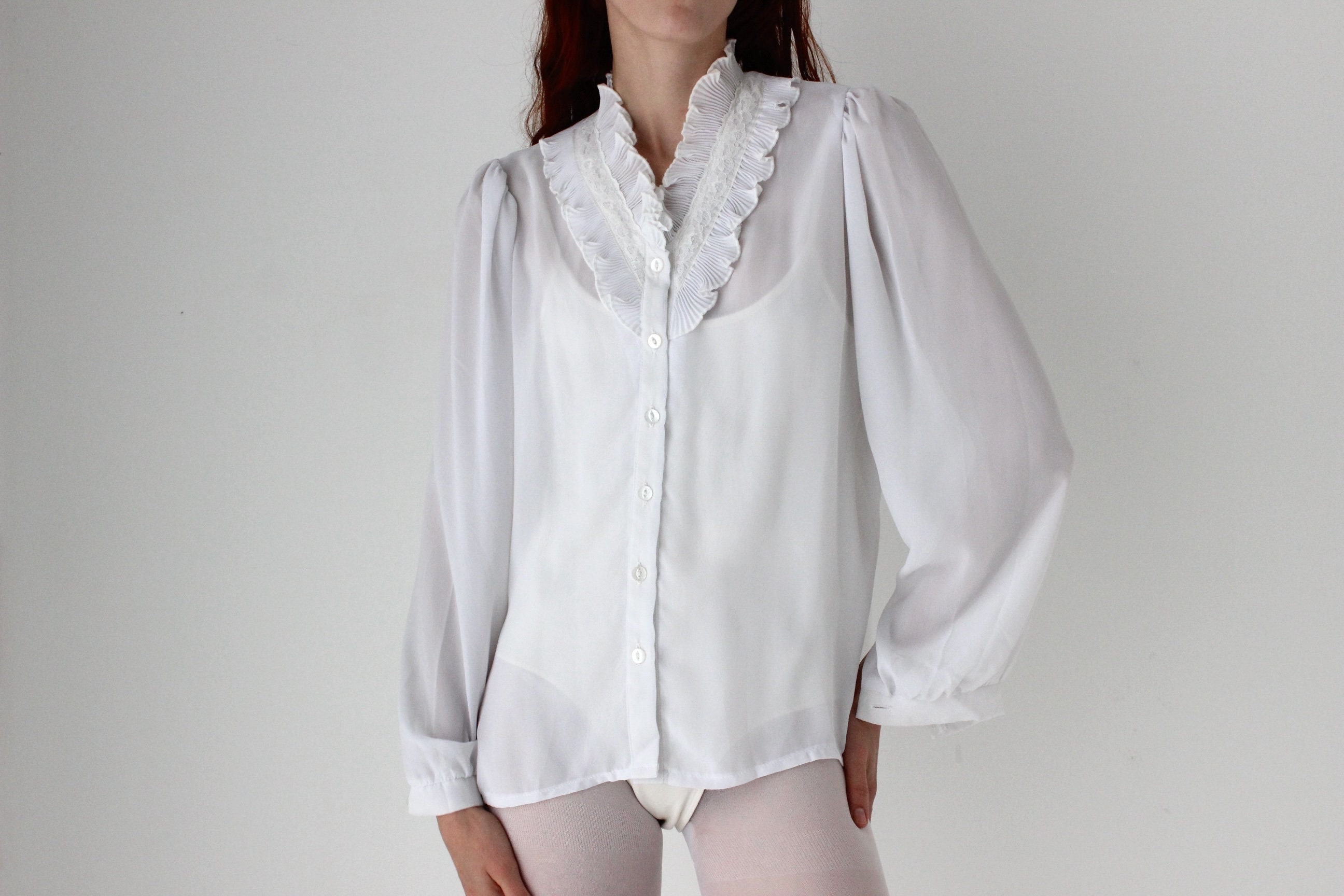 Eyelet Zita Blouse - Off White