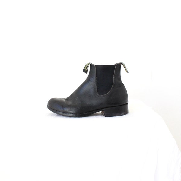90s RM WILLIAMS Womens Iconic Australian Black Leather Ankle Boots / Euro 36 / Au 4 / Uk 3 / Us 6