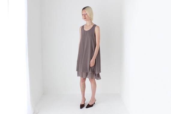 chinese dress ladies Stripe Trapeze Dress – FERLICIOUS main image 1