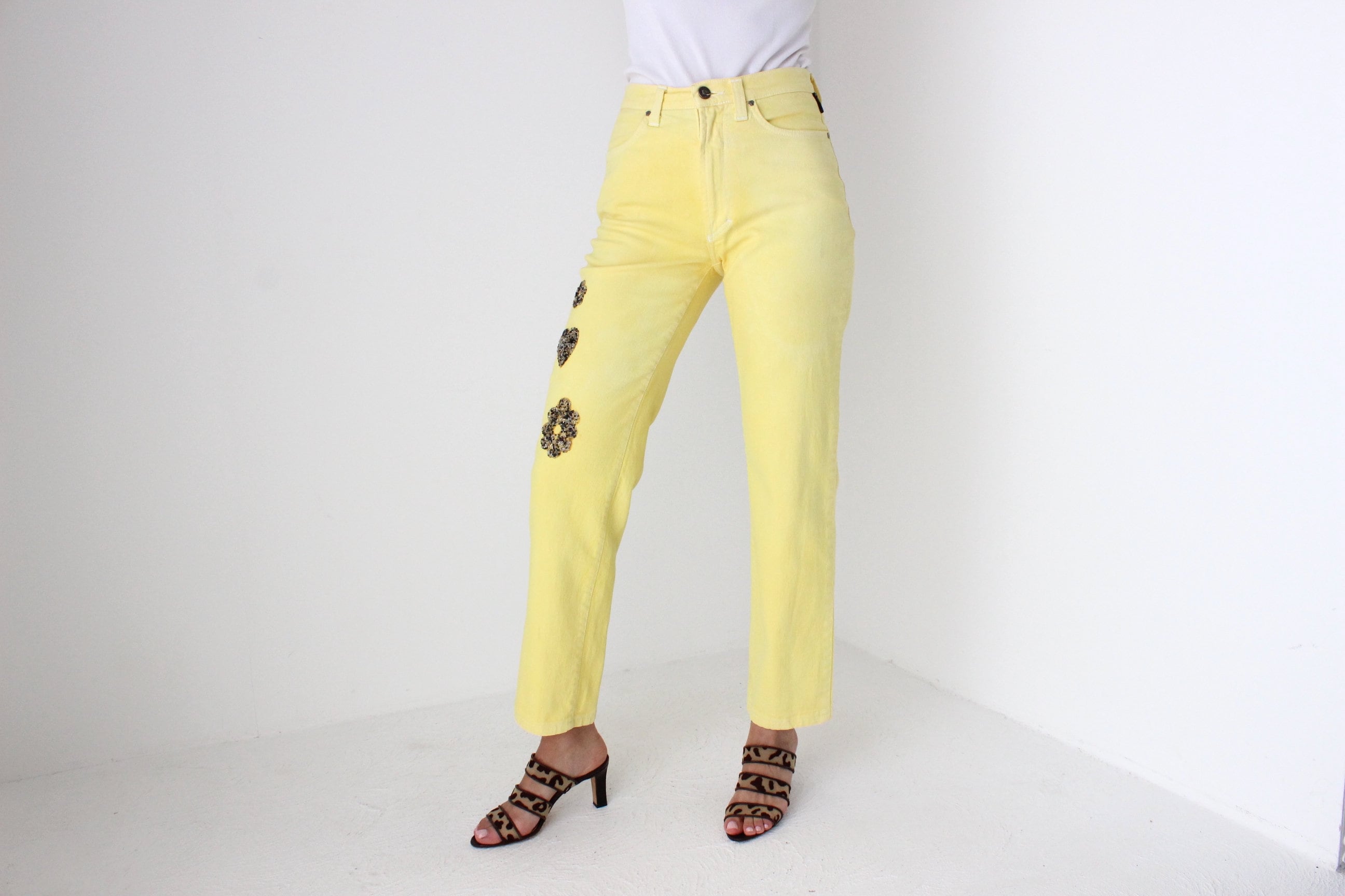 Versace Yellow Jeans - Etsy Canada