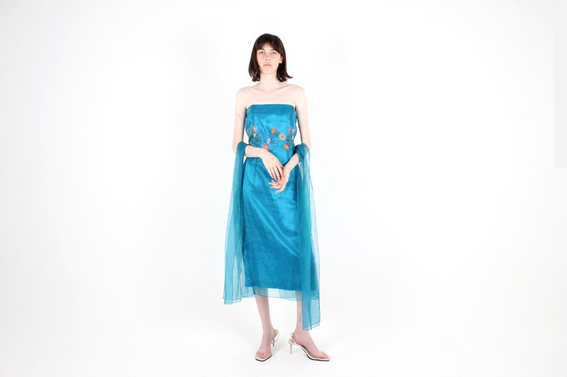 90s Organza 10 Things I Hate About You Prom Scene Aqua Etsy