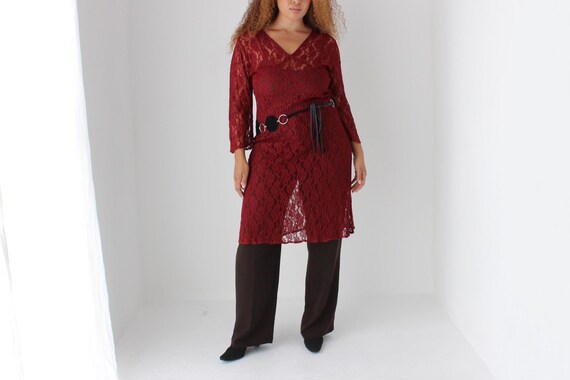 chinese dress ladies 1970s Maroon Dark Red Velvet Maxi Dress Angel Sleeves Lace Trim – Breath Of  the Earth