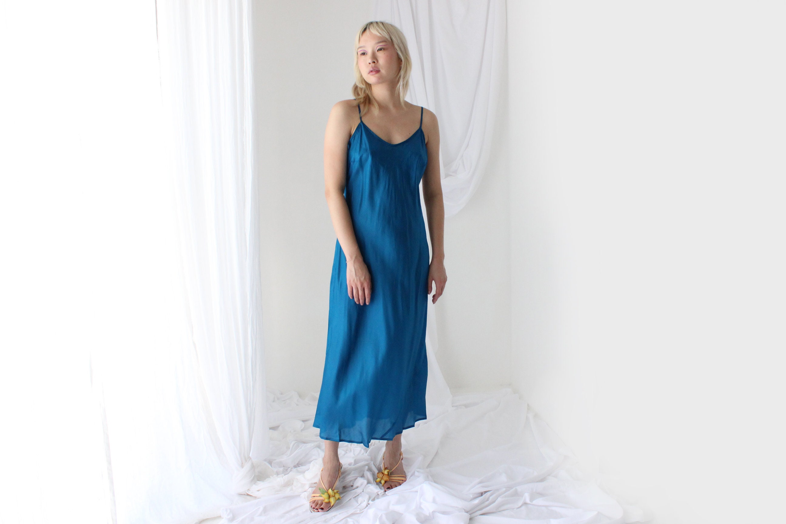 Bead Embroidery Slip Dress - Women - Ready-to-Wear