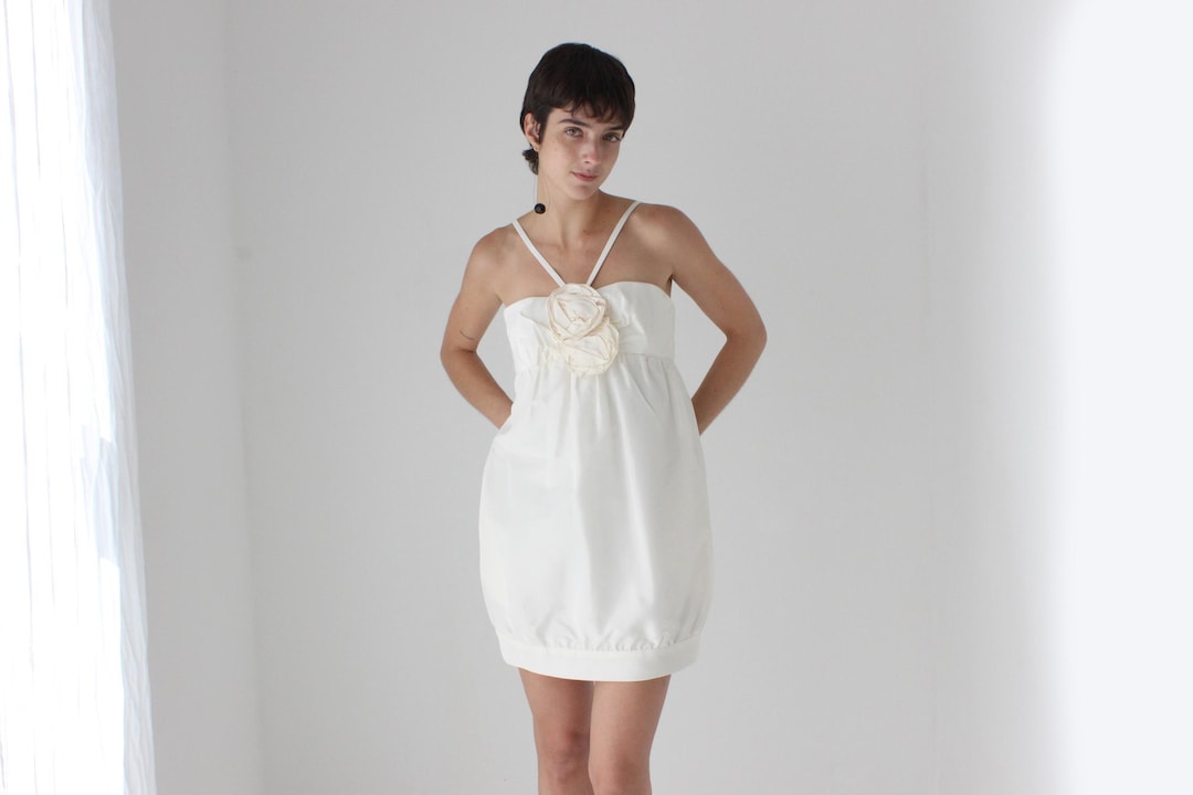 amsale short dress Amsale Little White Dress LW199