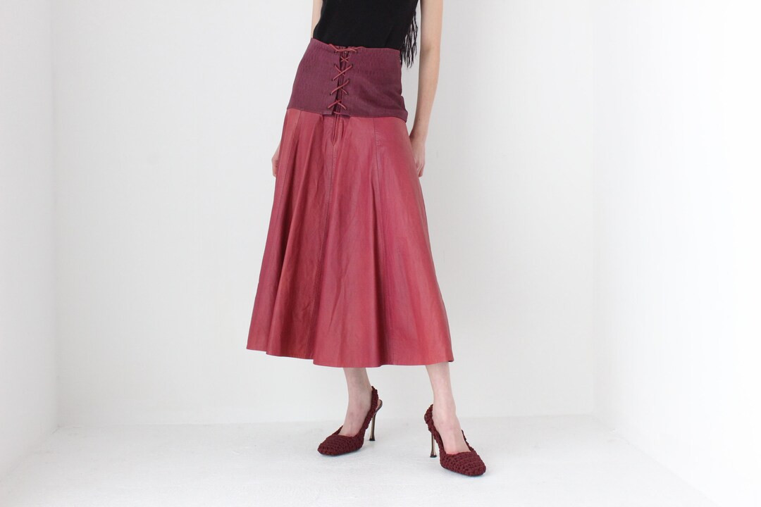 Retro Vibe Lace Up Plaid Dress main image 0