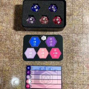 MAW dice - Dragon Set (+6 to +10)