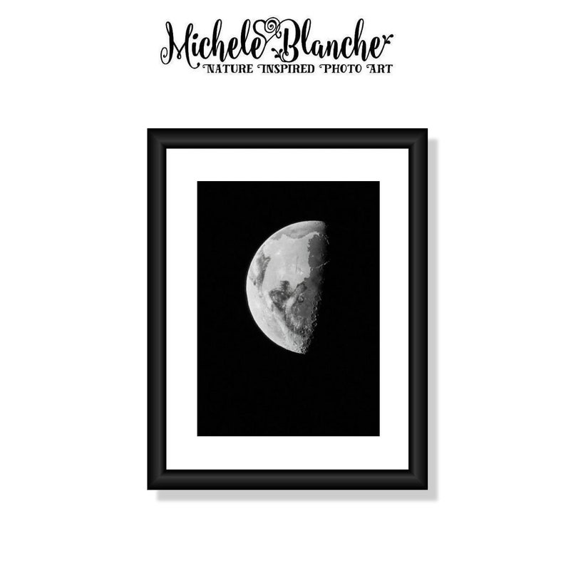 Last Quarter Pug Moon Set of three Pug Phases of the Moon Prints Pug Moon Phases Print Set of three Pug Lover/'s First Quarter Pug Moon