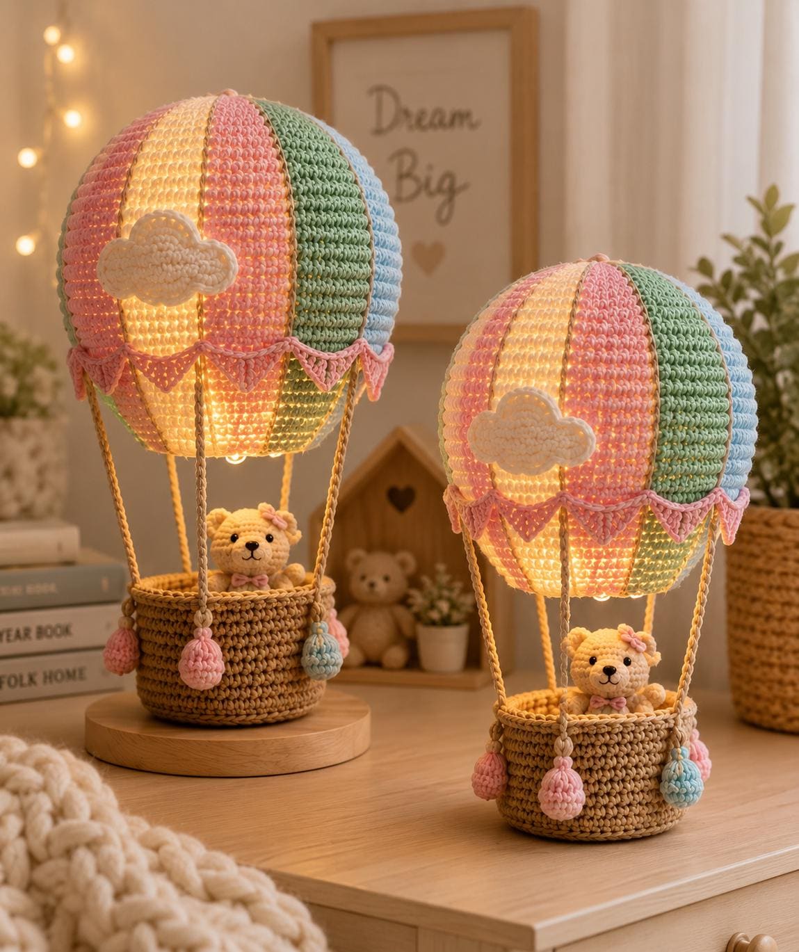 インテリア小物 SUPER BALLOON 気球オブジェ light brown