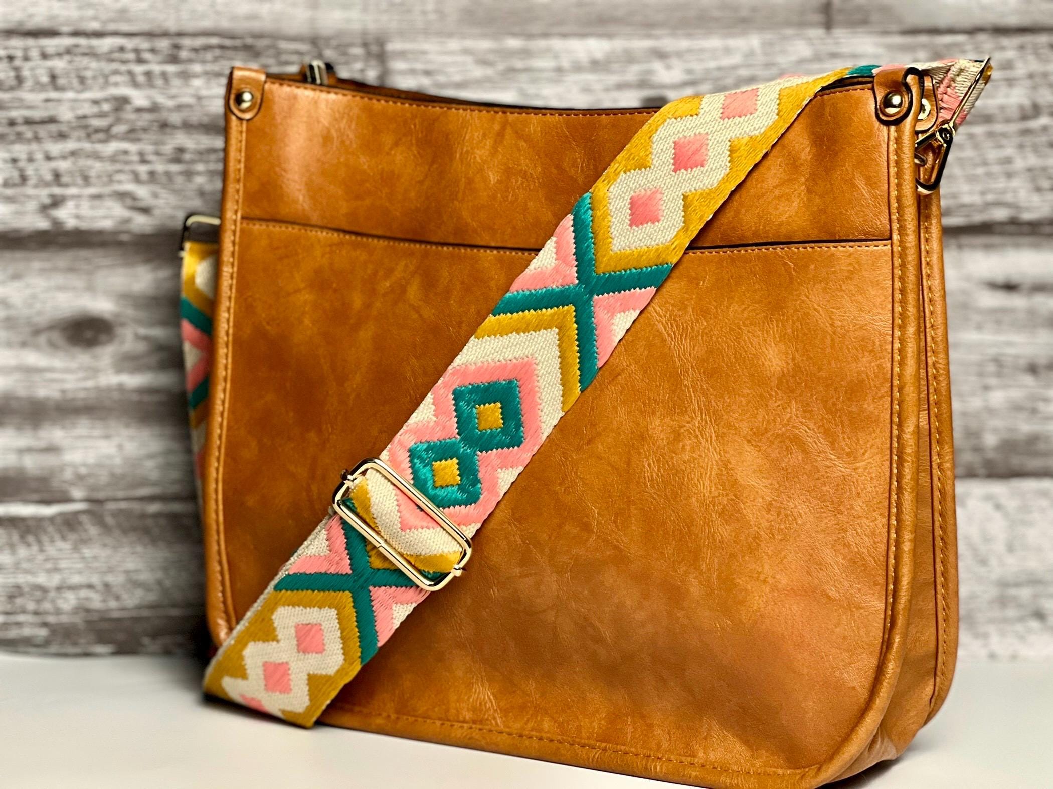 Poignées De Sac En Cuir Véritable Marron - 2 Pièces 40 Cm - Sangles Remplacement Pour Sacs à Main DIY