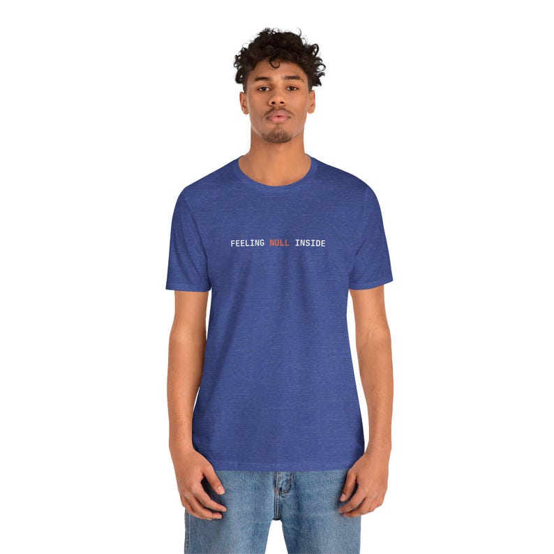 Fühlen Sie sich NULL Innen | Programmierer T-Shirt Bild 8