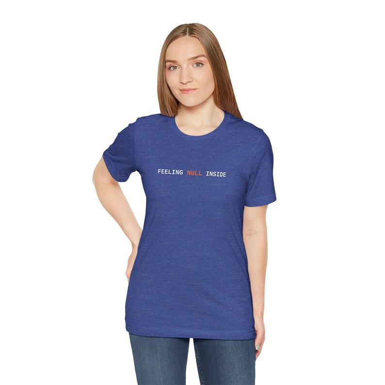 Fühlen Sie sich NULL Innen | Programmierer T-Shirt Bild 5
