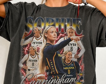 Sophie Cunningham Point God T-Shirt, Indiana Fever Basketball, Caitlin Clark Fan Gift