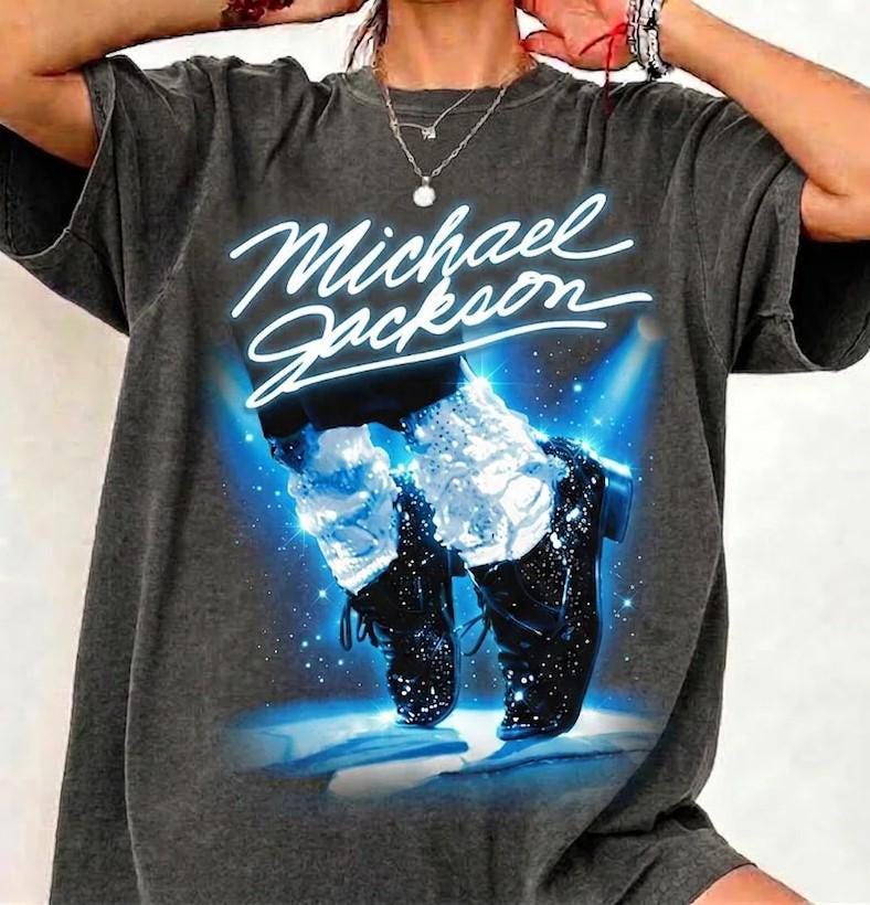 Michael Jackson Tshirt With Rhinestone - Etsy