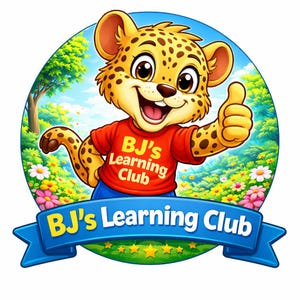 BJ's Learning Club : kit d'apprentissage imprimable pour enfants | Feuilles d'exercices de lecture et de mathématiques | Activités adaptées aux autistes