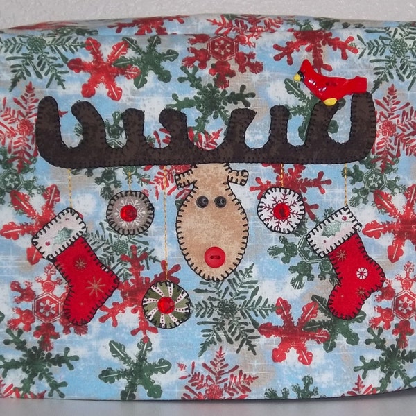 Christmas Reindeer Toaster Cover