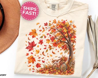 Fall Leaves Shirt, Falling Leaves Tshirt Gift for Fall Lover Shirt Fall Leaf Shirt Falling Leaves Shirt Fall Leaves Tee Tshirt Gift (S0061)