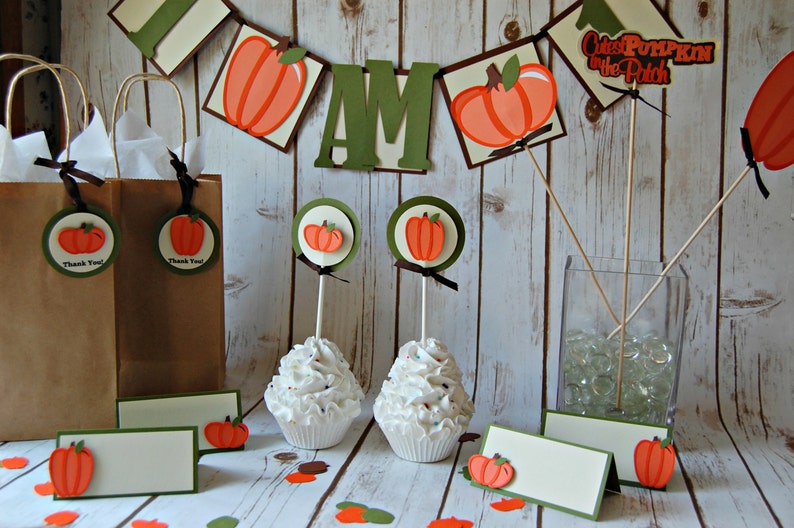 Pumpkin Centerpiece Set