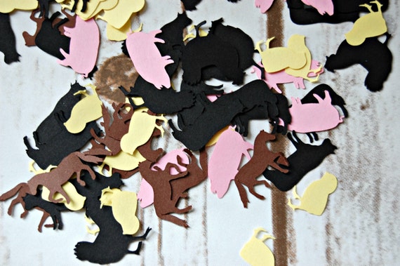 Vintage Chic Farm Confetti (100 pieces) Il_570xn