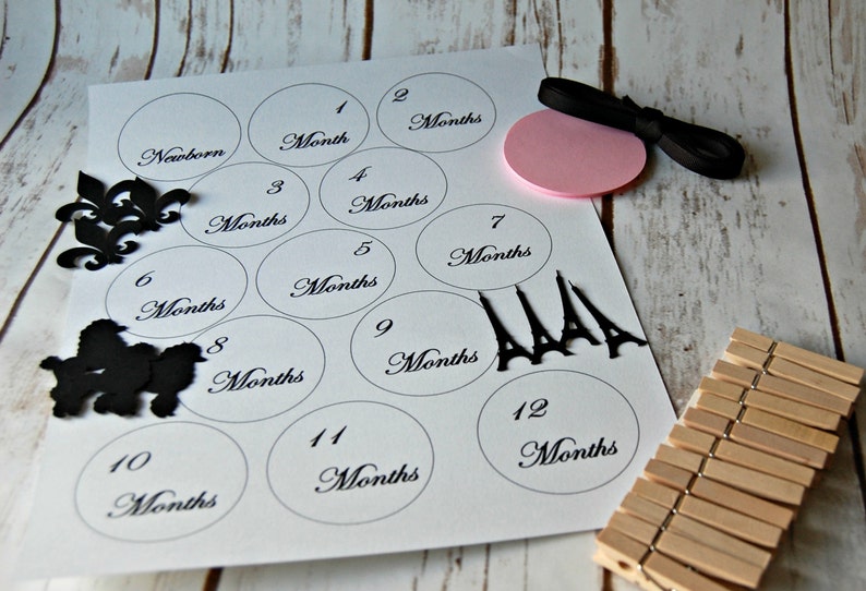 Diy Paris Themed Birthday Party Photo Banner Eiffel Tower Etsy