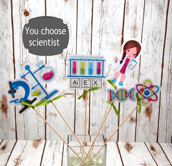 Science Party Centerpiece Set Mad Scientist Party Decorations