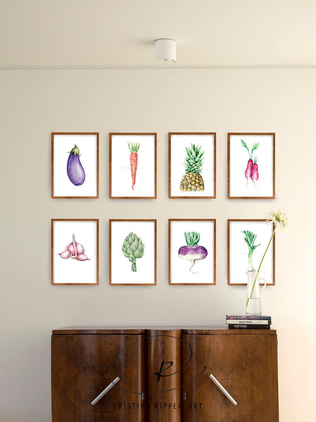 kitchen print set of 2 fruit print vegetable print... Vegetables and Fruit Print, Individual Option, Set Option, Set Amount ...