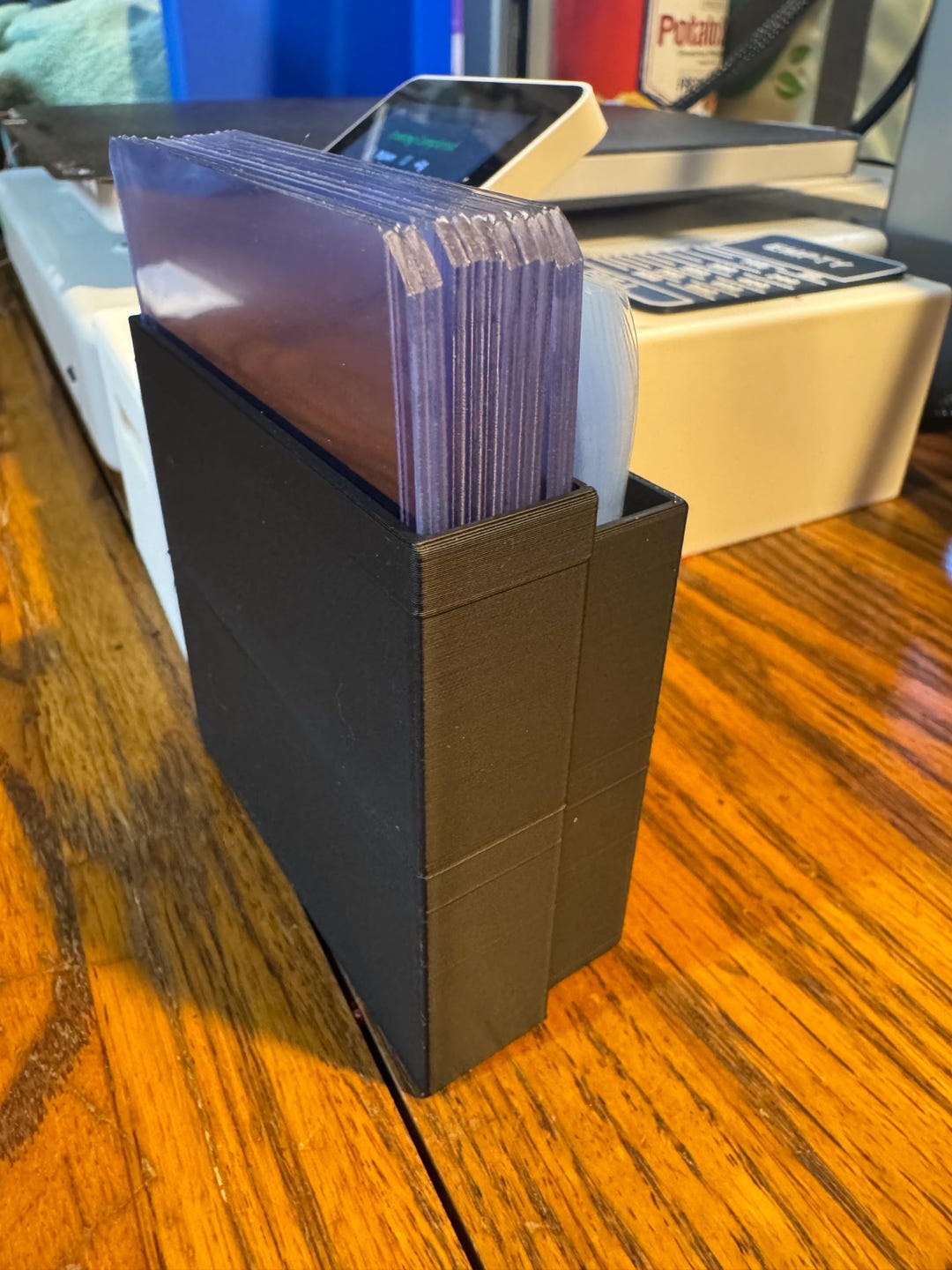 3D Printed Car TCG Card Organizer Holder | Top Loader Sleeve Storage ...