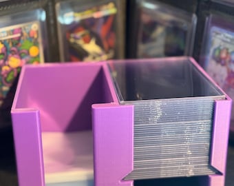 3D Printed TCG Card Organizer Holder | Top Loader Sleeve Storage Desk ...