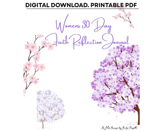 Women's 30-Day Faith Reflection Journal | Christian Devotional Bible Study (Digital Download)