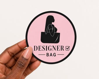 Designer Bag Checkbox Checkmark Funny 5" Waterproof Die-Cut Vinyl Sticker Decal