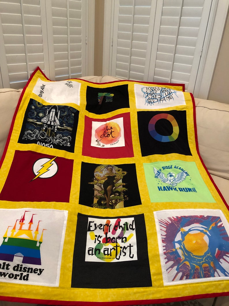 TShirt Quilt Etsy