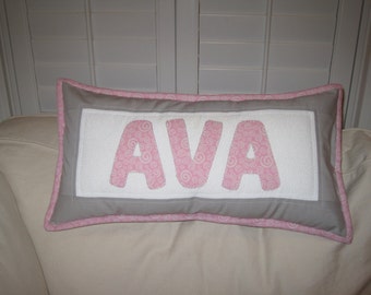 Custom Pillow - Made to Order - Patchwork, applique, and quilted