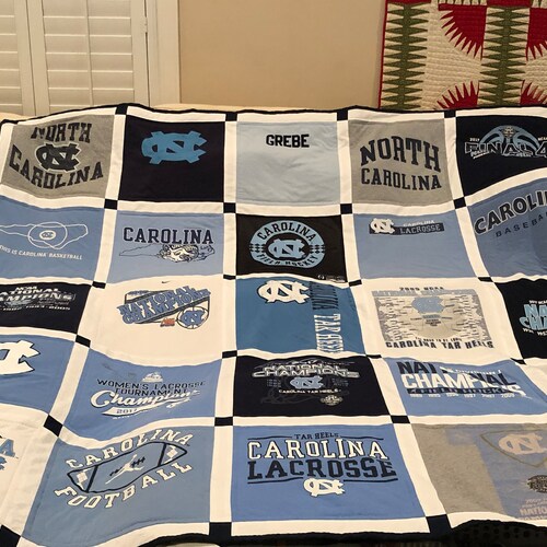 Tshirt Quilt Graduation Gift Memory Quilt Quilted Blanket Etsy