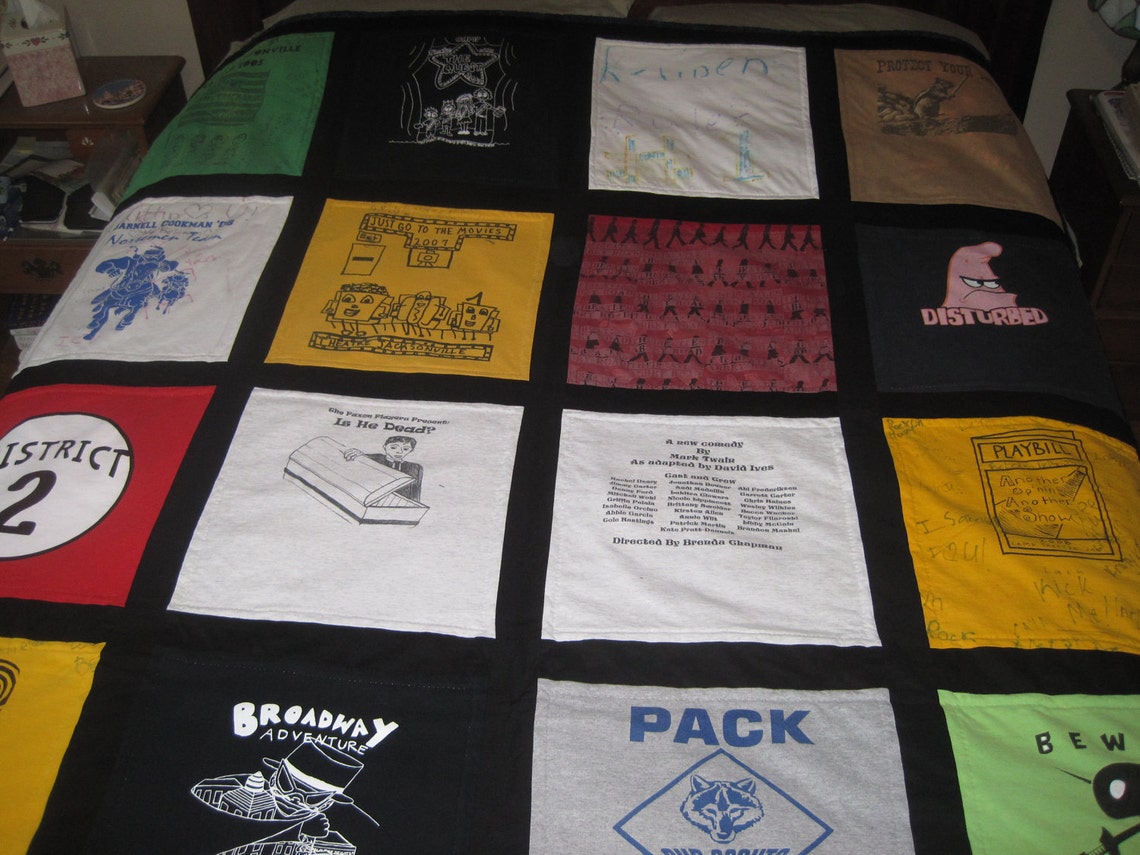 TShirt Quilt Etsy