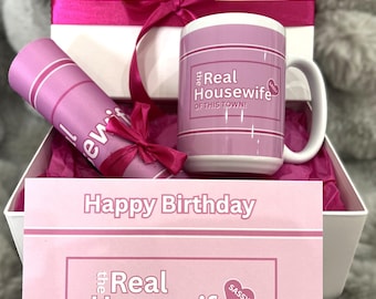 Mug and Mouse Birthday Gift Box for her with a Real House Wive's Theme